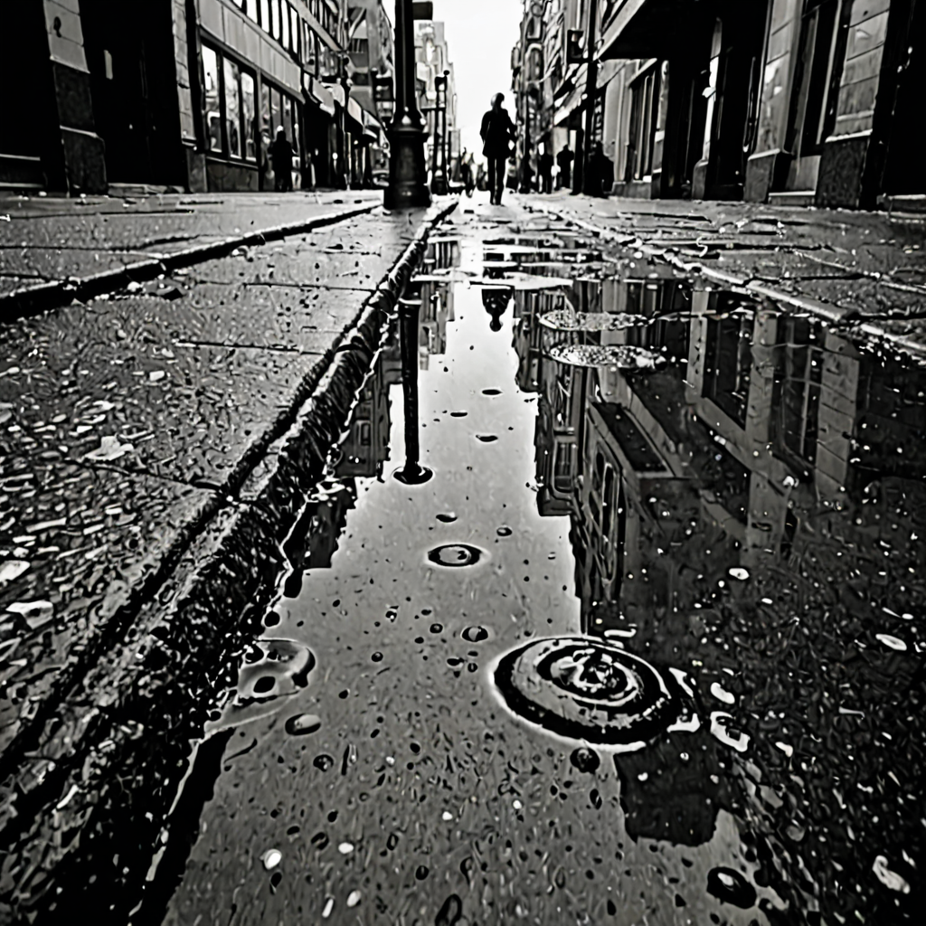 AI-generated surreal art for: Ink Spot Constellation