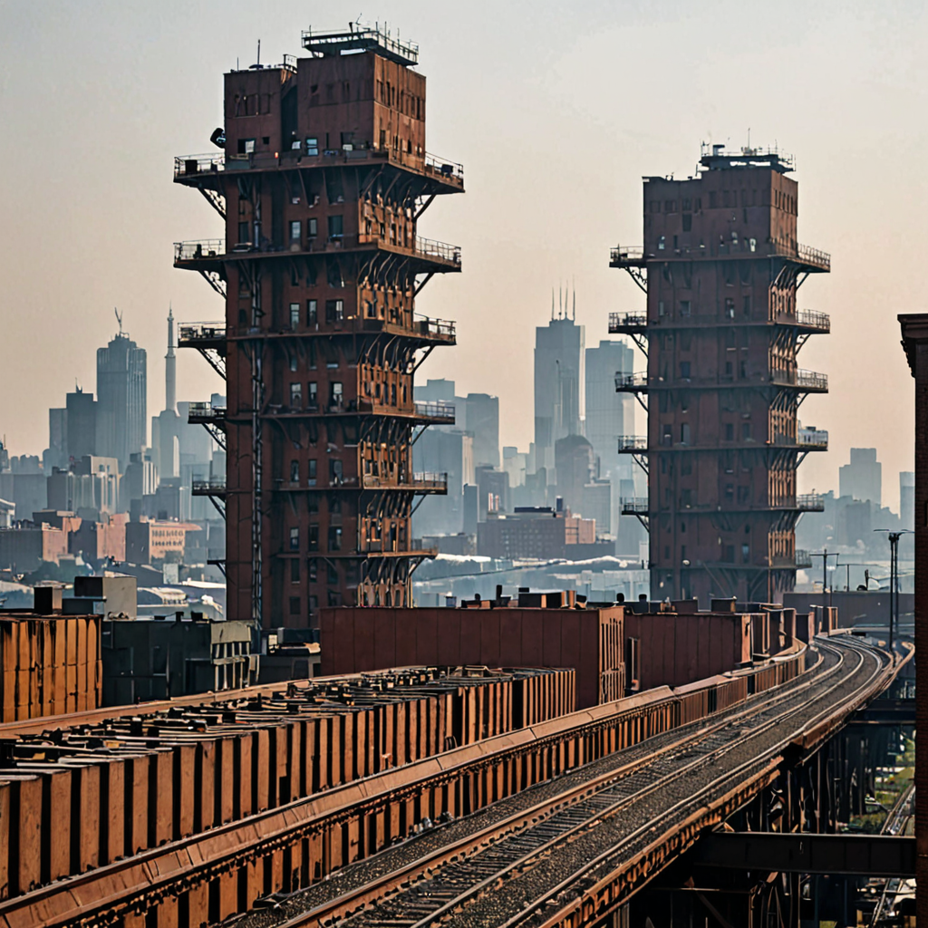 AI-generated surreal art for: The Flicker District: An Unmissable Destination