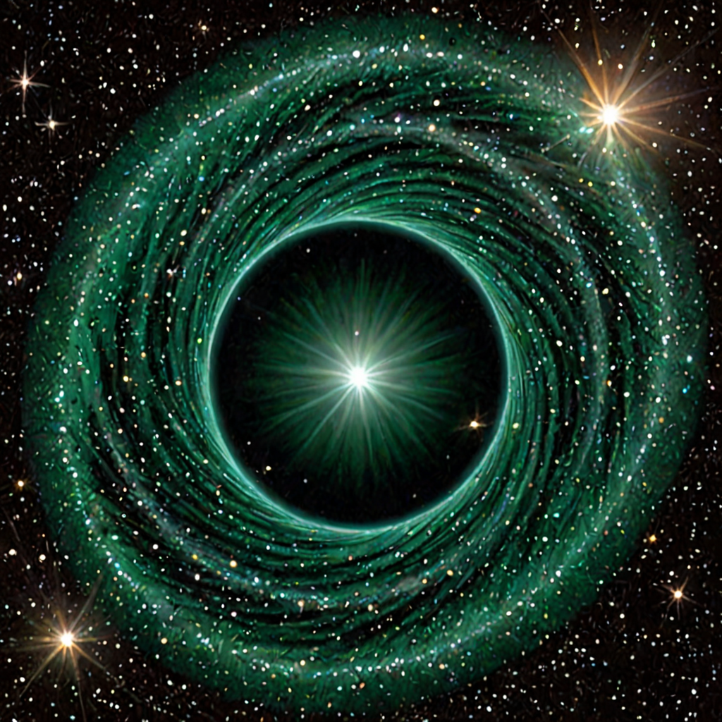 AI-generated surreal art for: The Event Horizon of Your Light