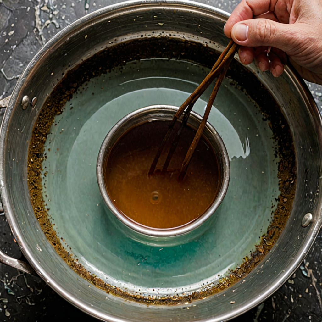 AI-generated surreal art for: The Manual for Simmering Antecedent Time