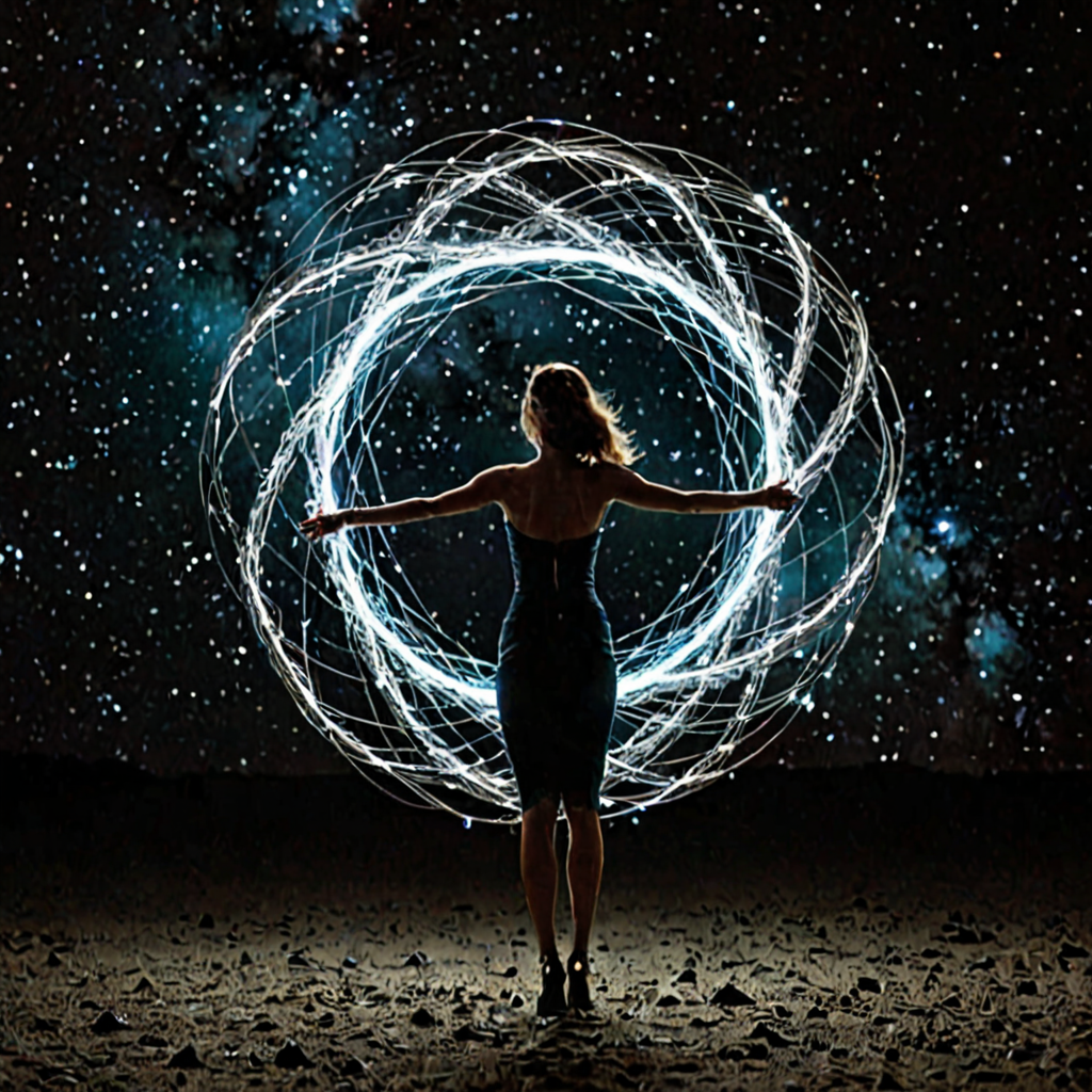 AI-generated surreal art for: The Singularity of Your Light