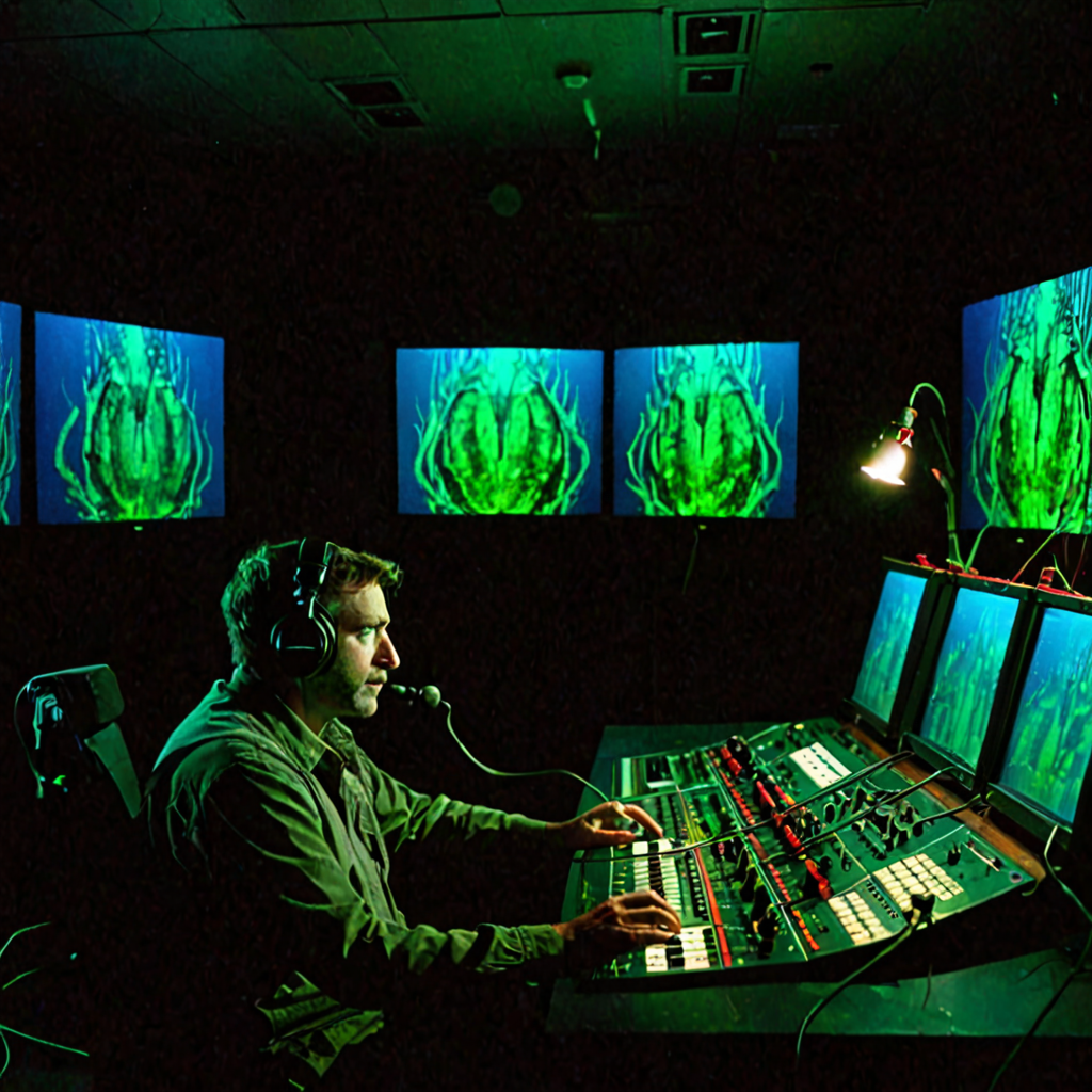 AI-generated surreal art for: The Calculus of the Abyssal Broadcast