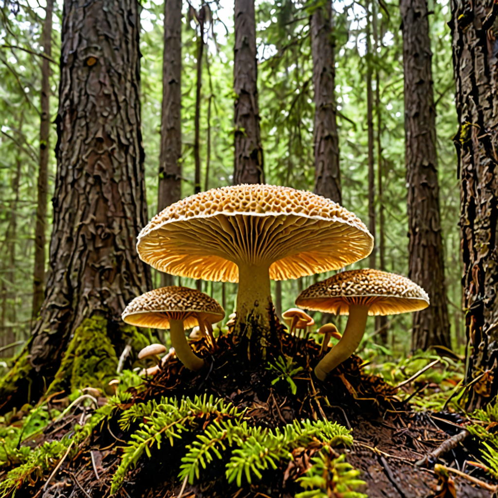 AI-generated surreal art for: Mycelial Networks and the Optimization of Consensus