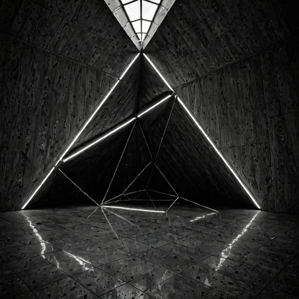 AI-generated surreal art for: The Apex of Acute Angles