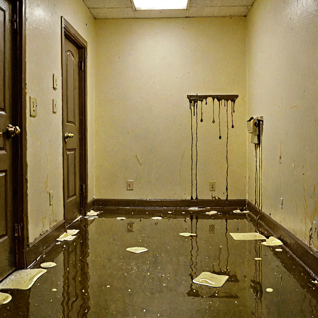 AI-generated surreal art for: Wet Paint Corner Detour
