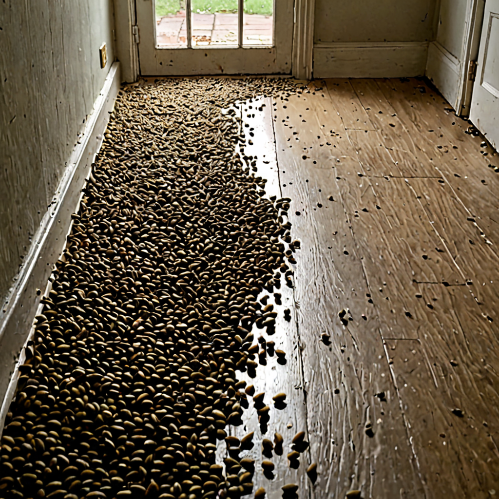 AI-generated surreal art for: Seed Line By The Back Door