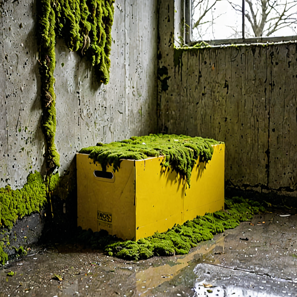 AI-generated surreal art for: Moss by the Yellow Line