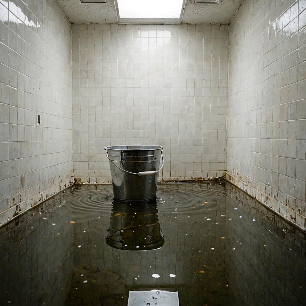 AI-generated surreal art for: Stillness in the Utility Corner