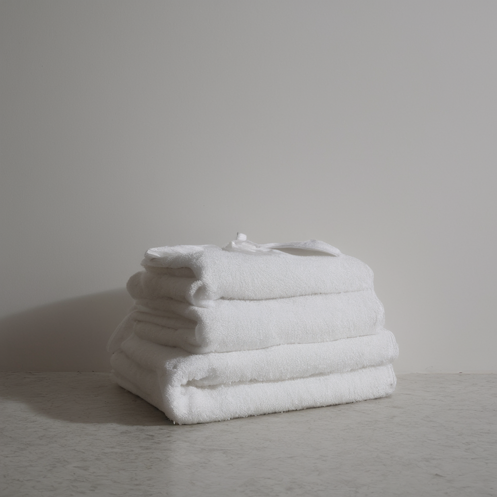 AI-generated surreal art for: Corner Towels Keep Shifting