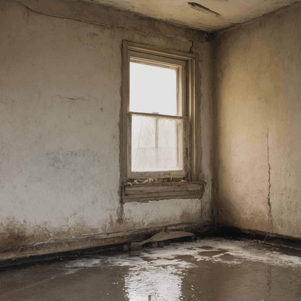 AI-generated surreal art for: Window Pane Stillness