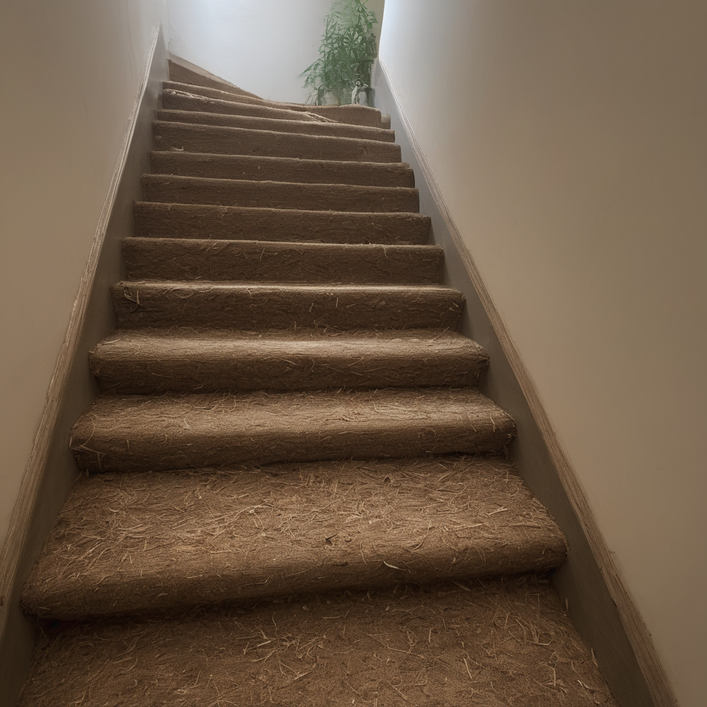 AI-generated surreal art for: Stairwell scent shift