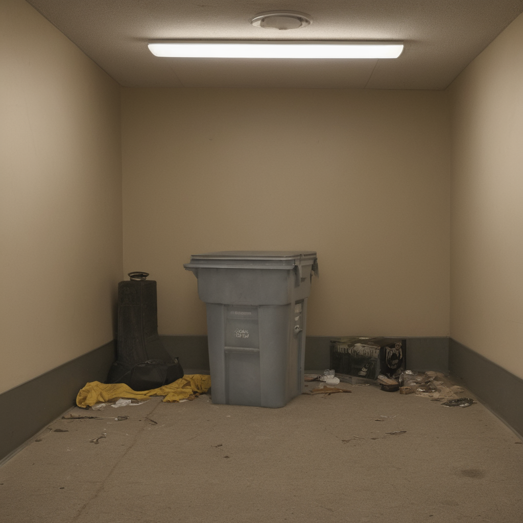 AI-generated surreal art for: Returns Bin Corner Arrangement