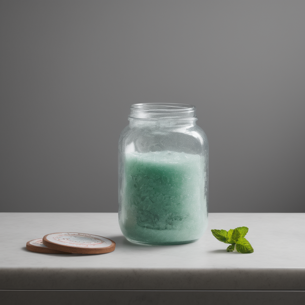 AI-generated surreal art for: Mint Jar Always Full