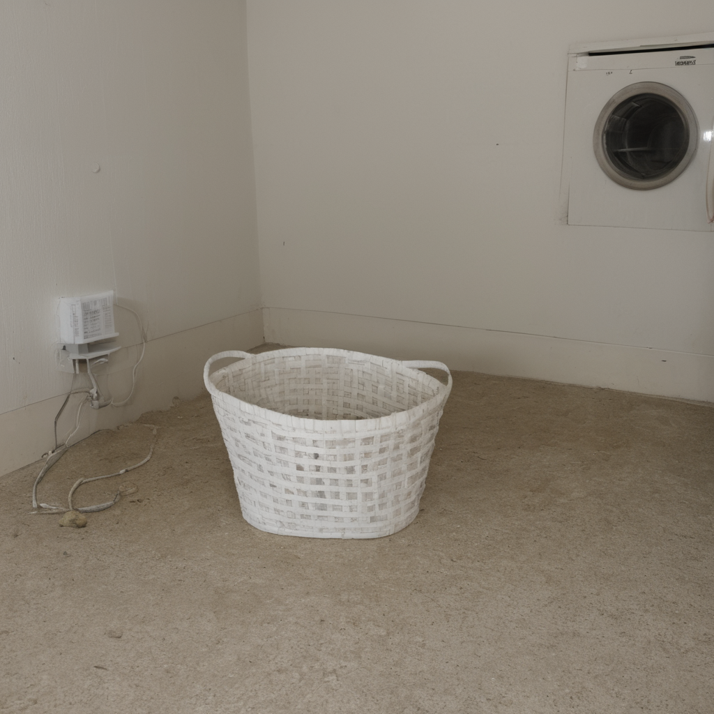 AI-generated surreal art for: Utility Room Folding Pattern