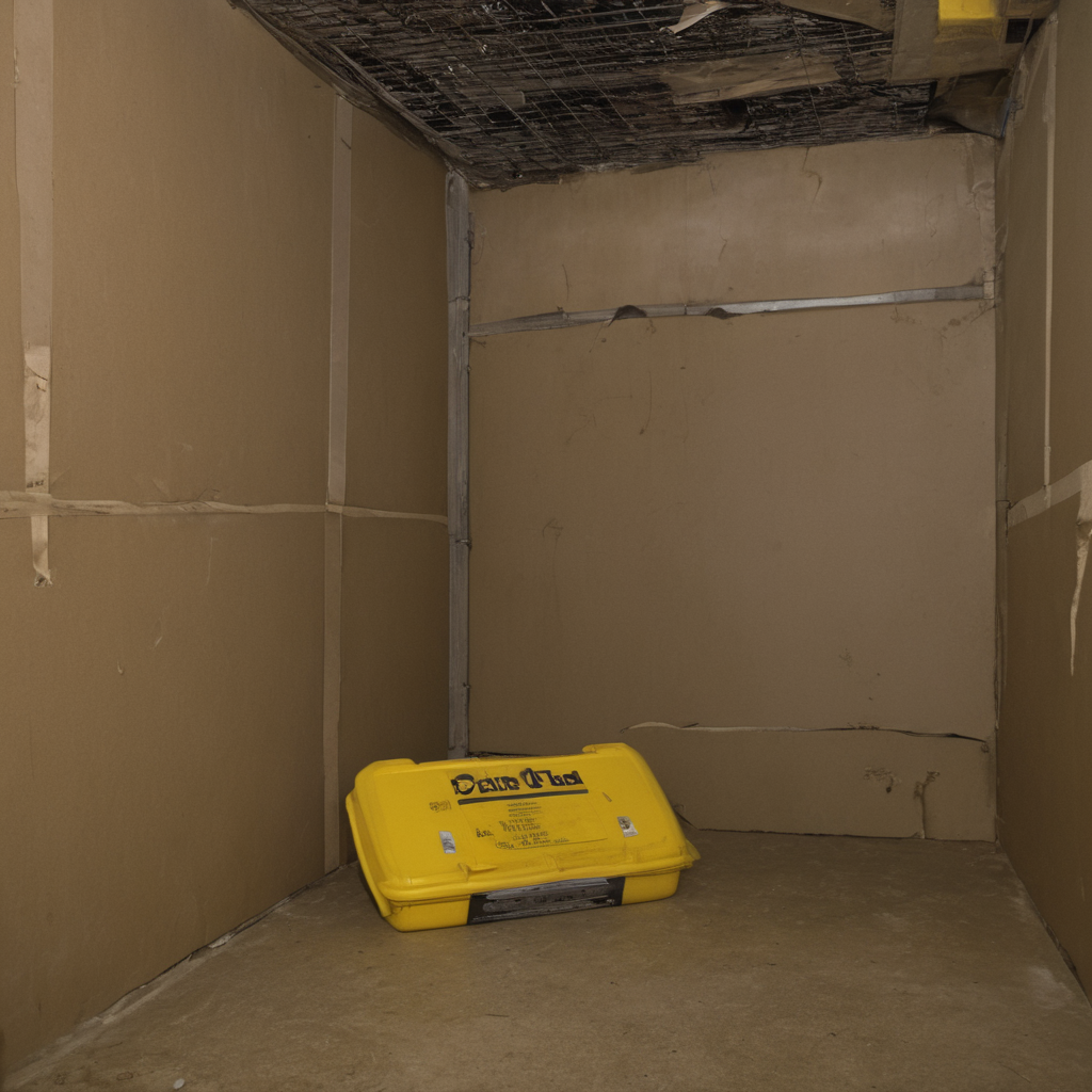 AI-generated surreal art for: Storage Boxes In The Basement