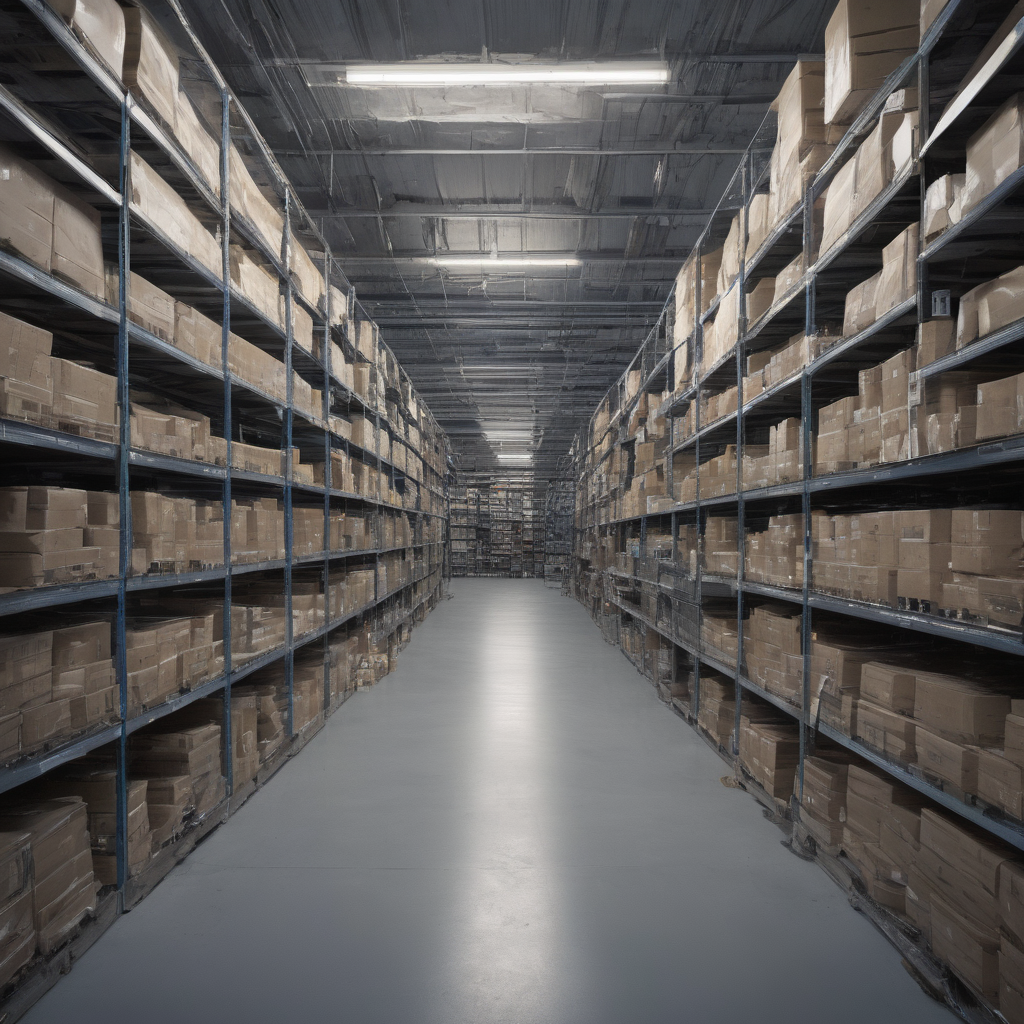 AI-generated surreal art for: Adhesive Tension In Aisle Seven