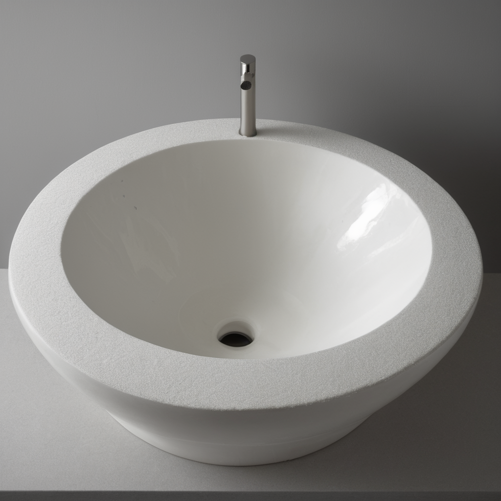 AI-generated surreal art for: Foam Stacked In The Basin