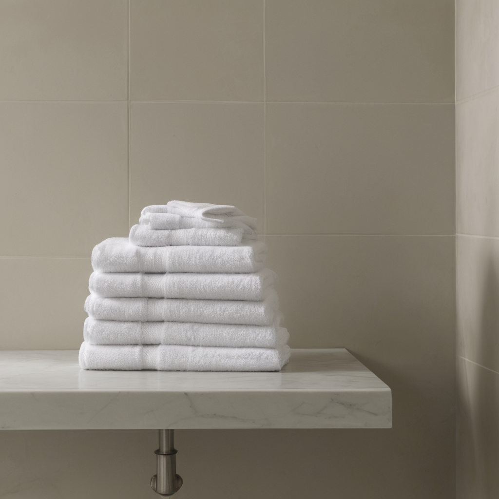 AI-generated surreal art for: Folding Towels By Hand