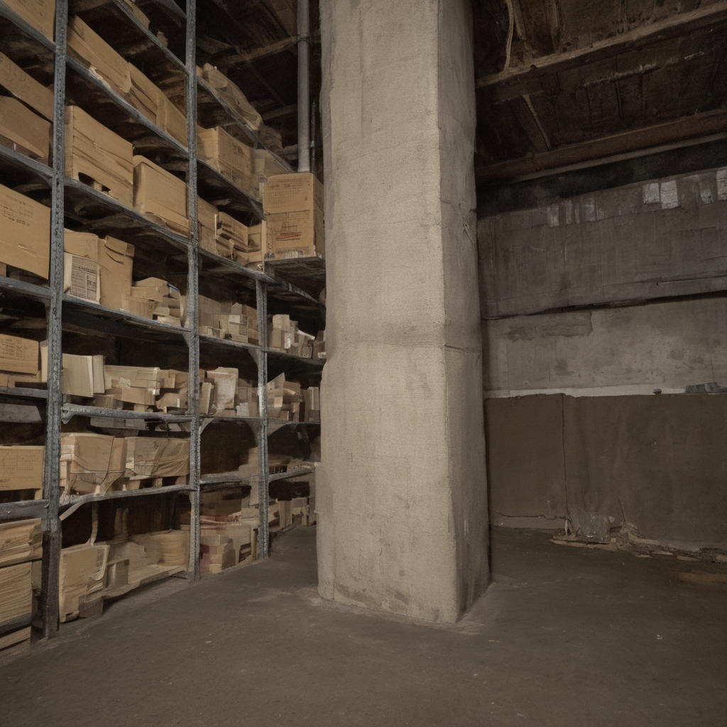 AI-generated surreal art for: Corner Stack Settling Slowly