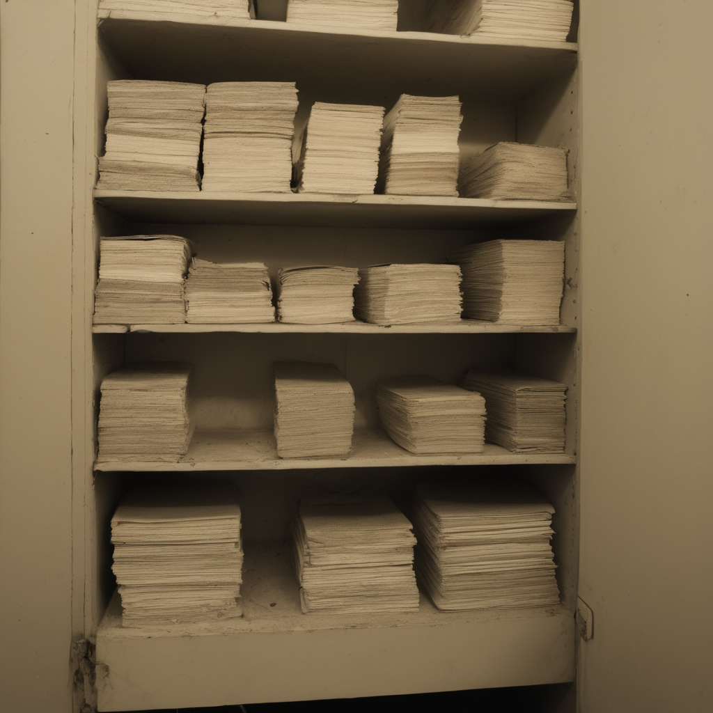 AI-generated surreal art for: Card Text Under Fluorescent Light
