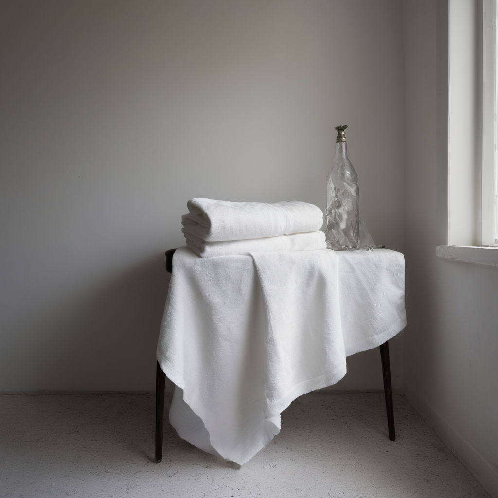 AI-generated surreal art for: Corner Stack Linens