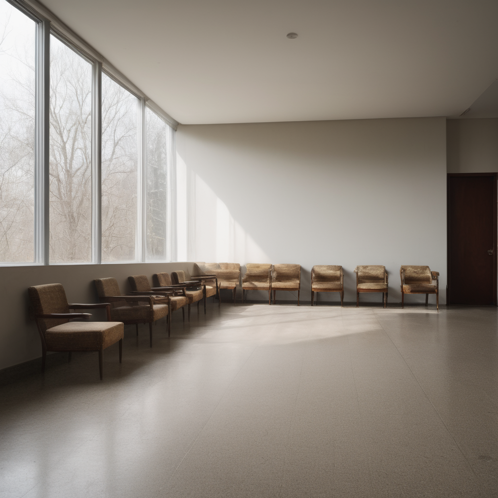 AI-generated surreal art for: Empty Space Beside Chair Three