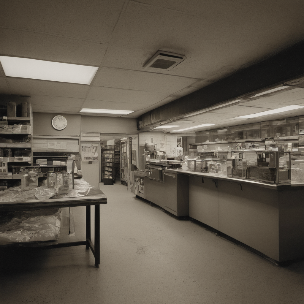 AI-generated surreal art for: Counter Inventory After Hours