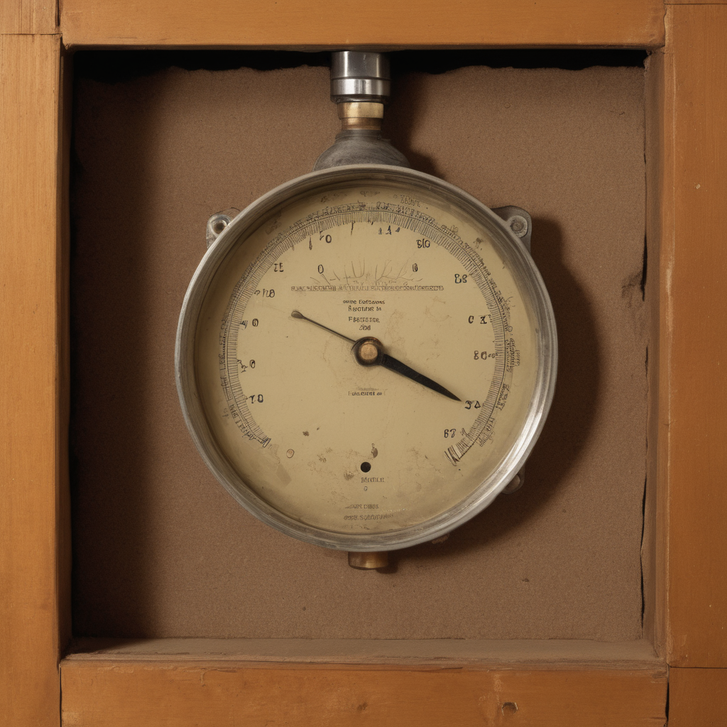 AI-generated surreal art for: Gauge Reading After Hours