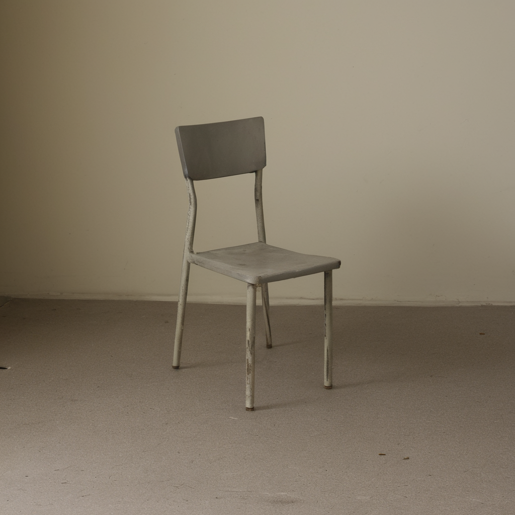AI-generated surreal art for: The Bent Chair Leg