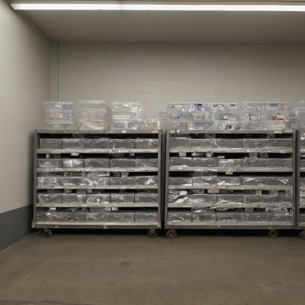 AI-generated surreal art for: Staging Area Inventory Shift
