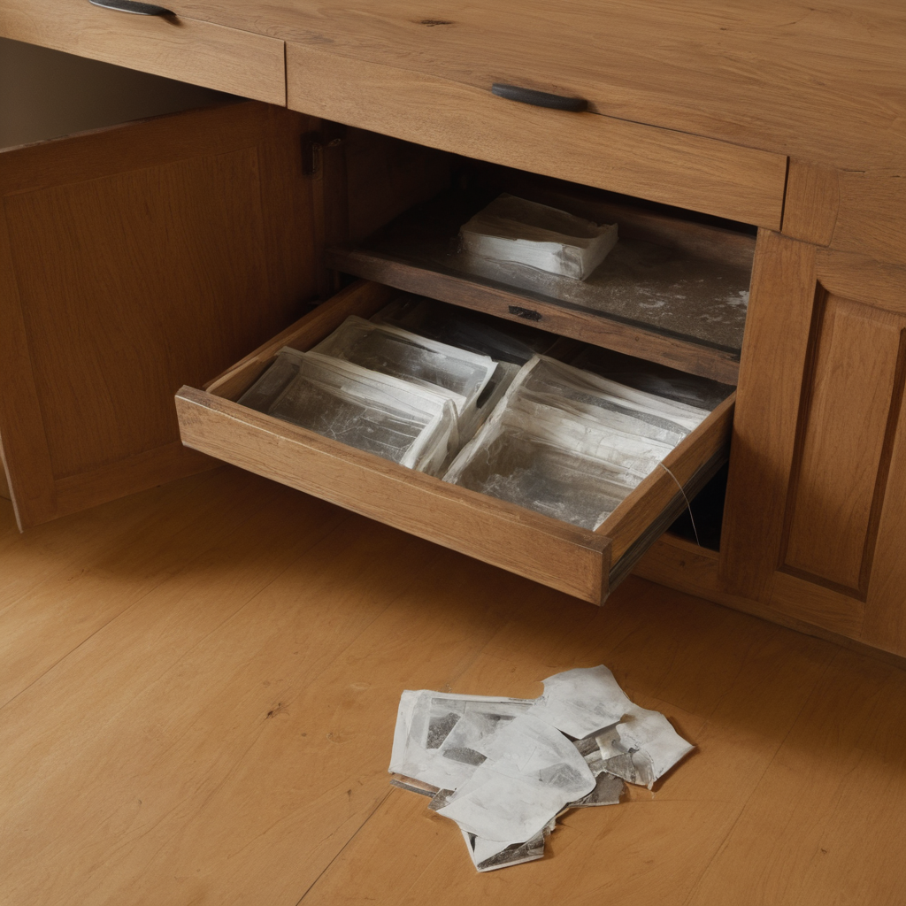 AI-generated surreal art for: Drawer Labels Are Misaligned