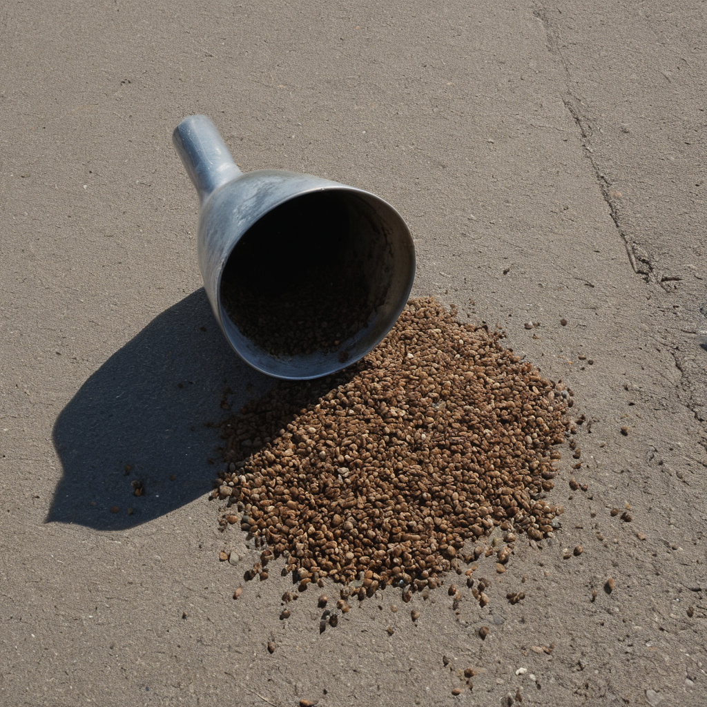 AI-generated surreal art for: Seed Spill Under The Curb