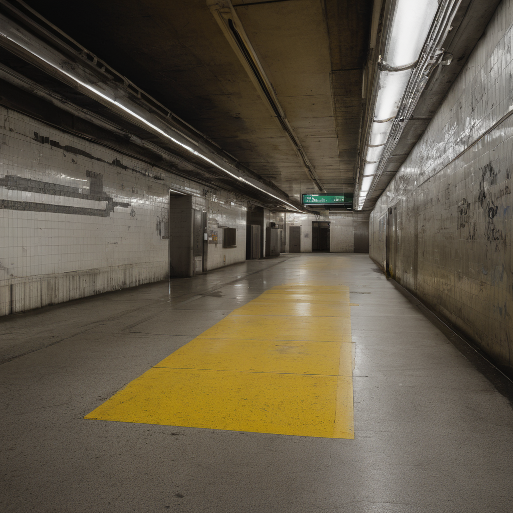 AI-generated surreal art for: Corner of the Platform Map