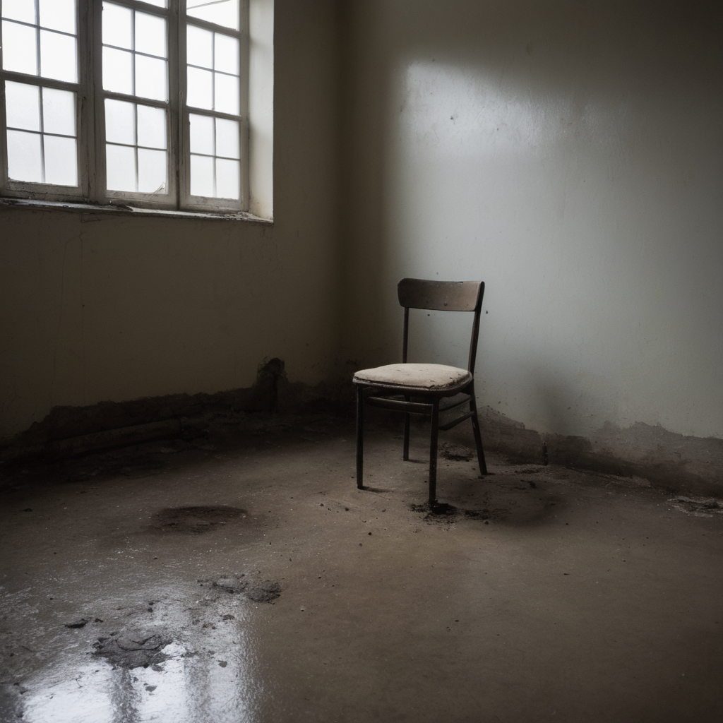 AI-generated surreal art for: Chair by the Quiet Tank