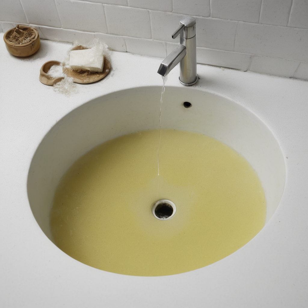 AI-generated surreal art for: Foam in the Utility Sink