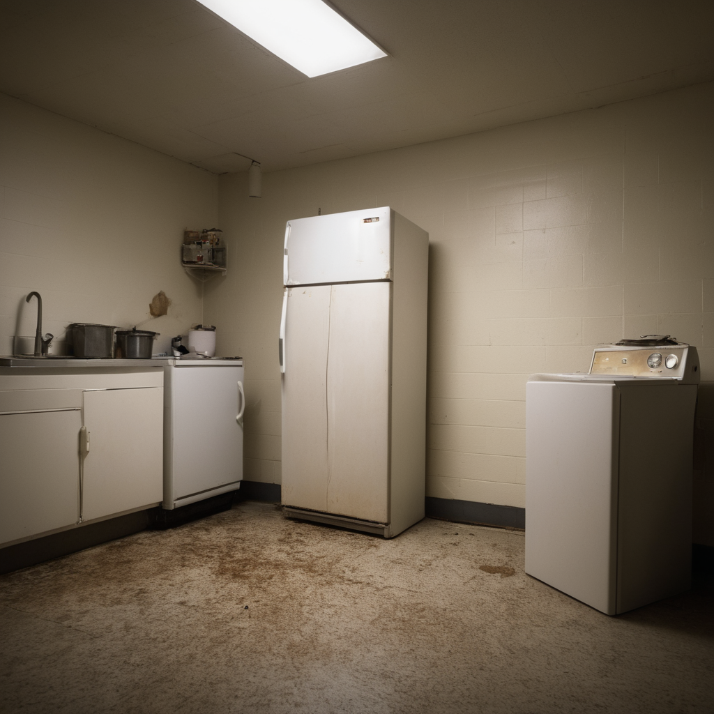 AI-generated surreal art for: The Corner Unit Glow