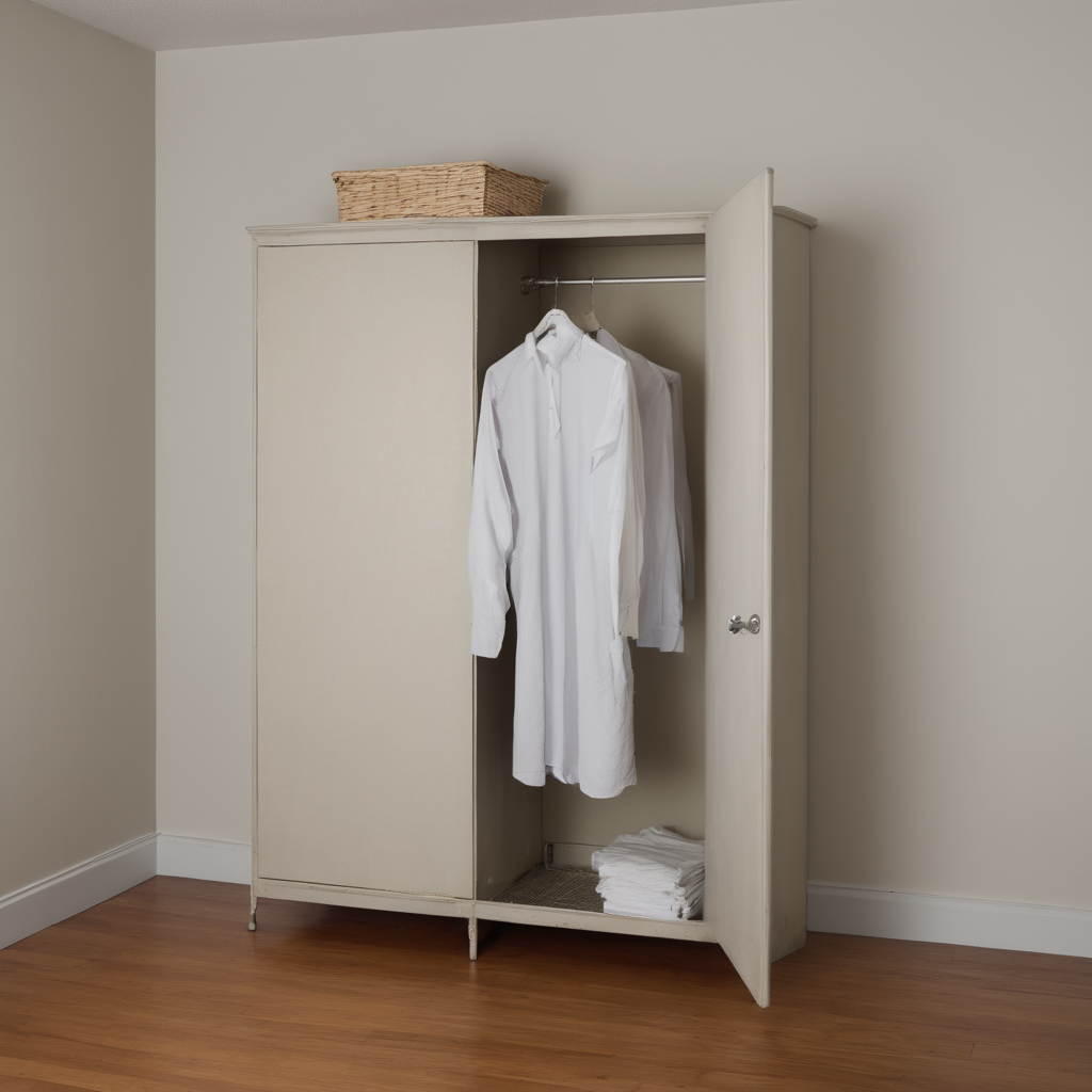 AI-generated surreal art for: Linen Closet Arrangement Shifts