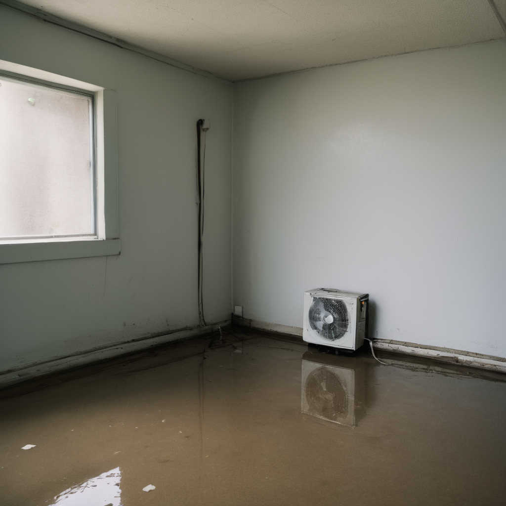 AI-generated surreal art for: Condensation Cycle Utility Corner