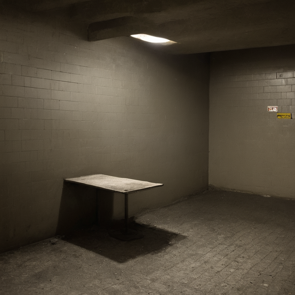 AI-generated surreal art for: Keys On The Utility Table