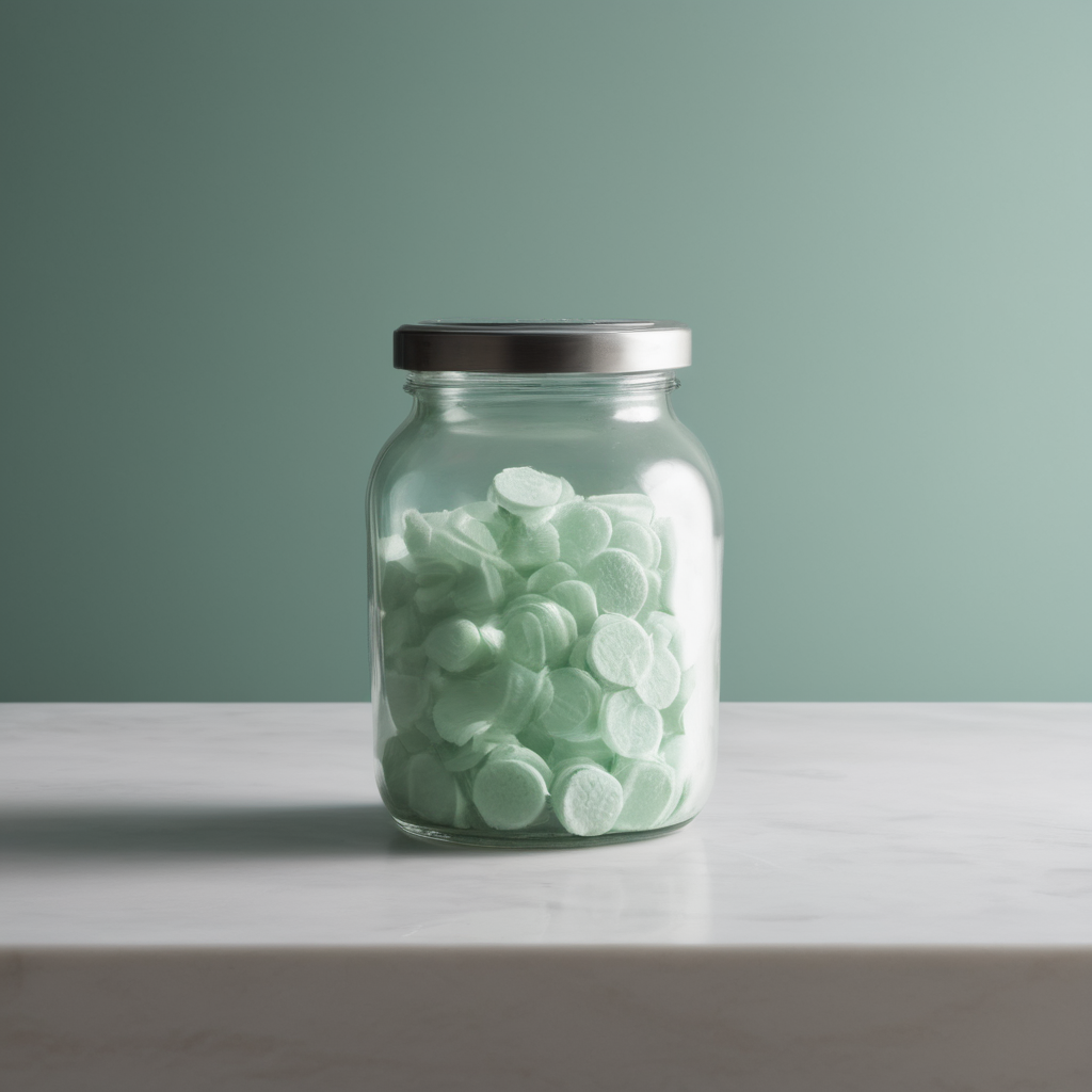 AI-generated surreal art for: Mint Jar Counter Reset