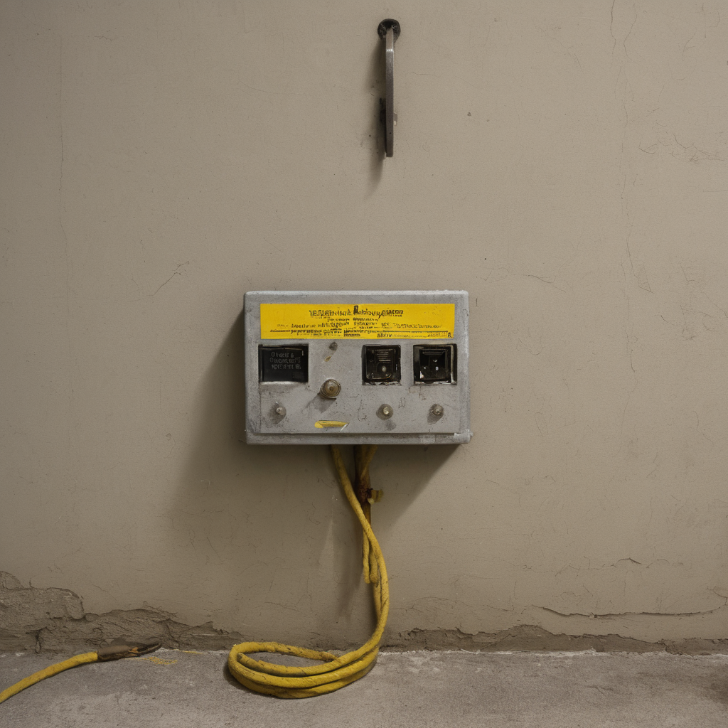 AI-generated surreal art for: Coils in the Concrete Closet