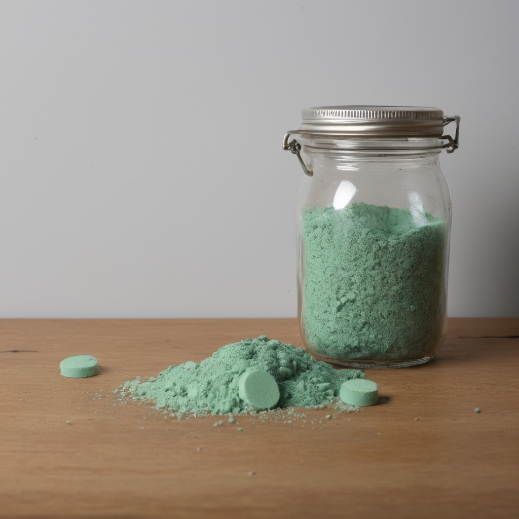 AI-generated surreal art for: Mint Jar Arrangement