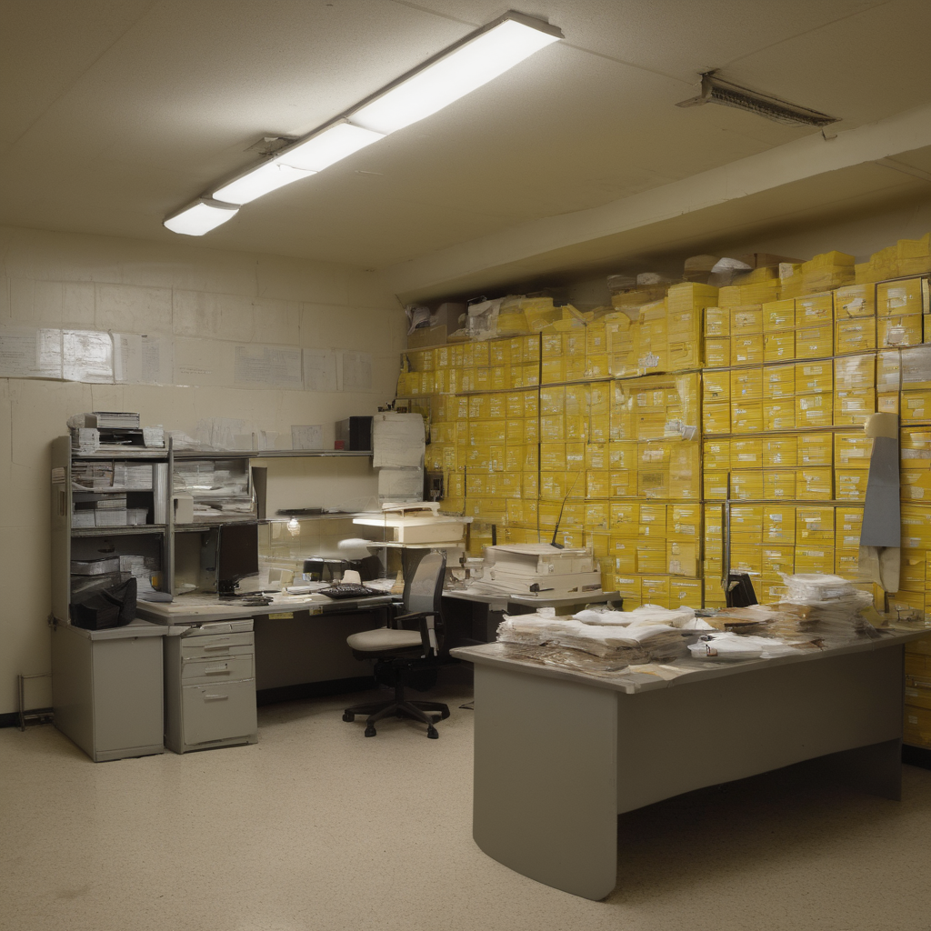 AI-generated surreal art for: Corner Stack Inventory Check