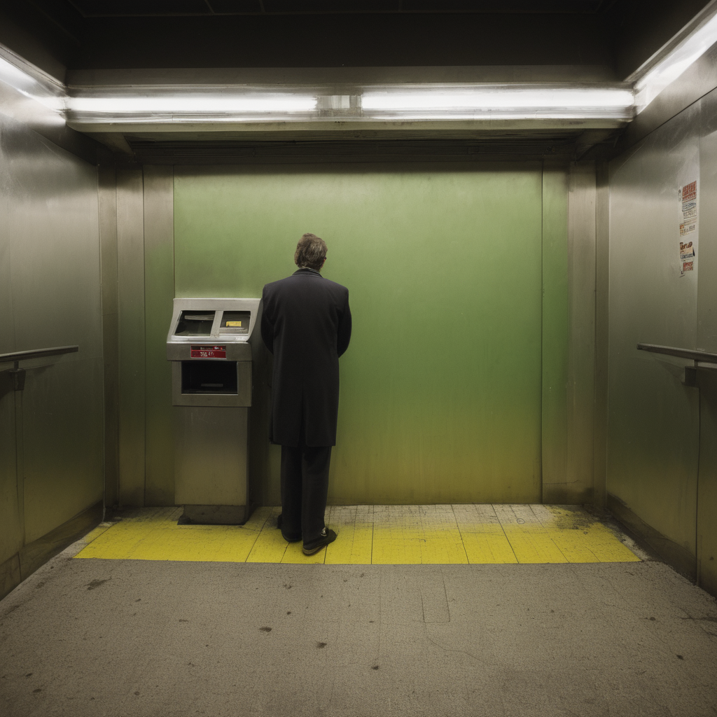 AI-generated surreal art for: Closing count at the turnstile