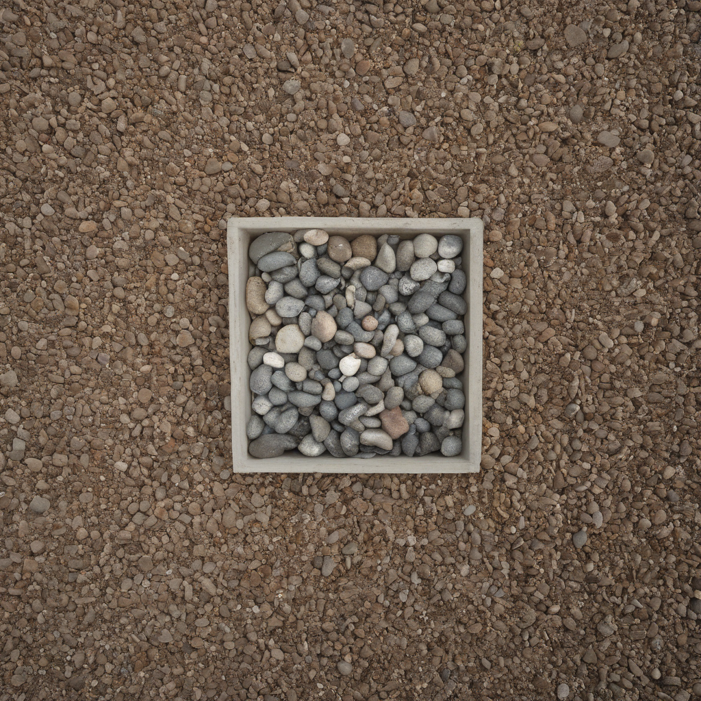 AI-generated surreal art for: Gravel Bed Quiet Arrangement