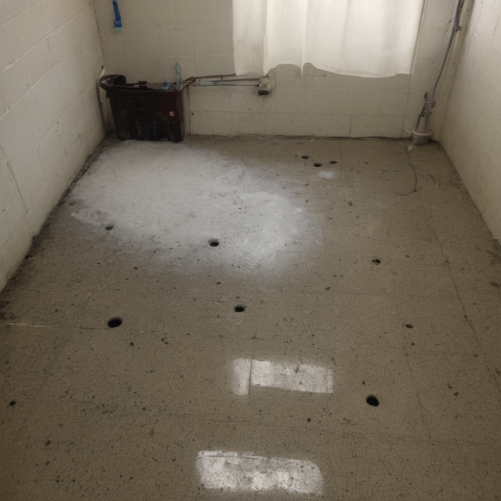AI-generated surreal art for: Soap Leak Near Utility Sink