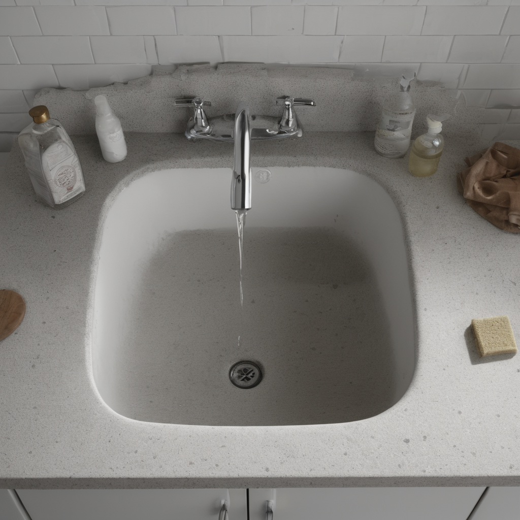 AI-generated surreal art for: Foam Accumulation In Utility Sink