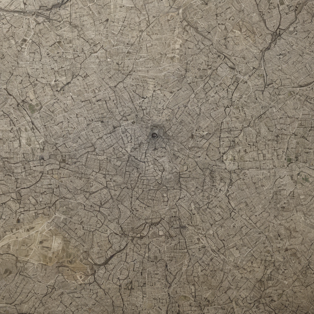 AI-generated surreal art for: Map Smudge Points Nowhere