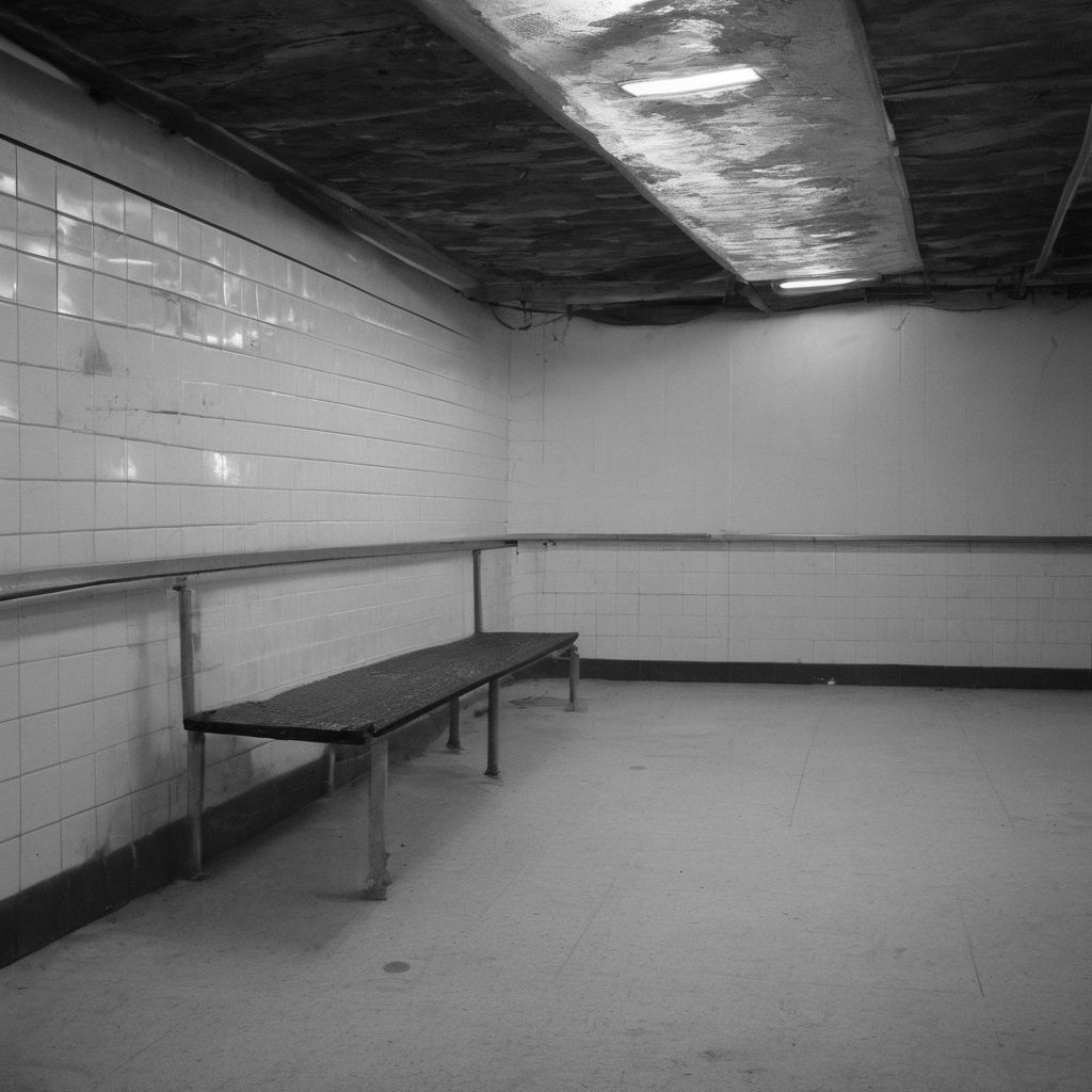 AI-generated surreal art for: Bench Corner Angle
