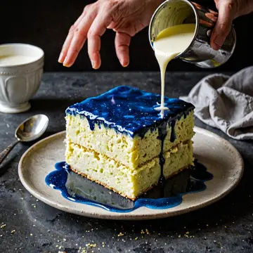 AI-generated art thumbnail for: The Cyanotype Confection: A Memory Erasure Cake